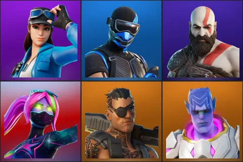 Cloud Striker, Fixer, Kratos, Galaxia, Joey, Kymera