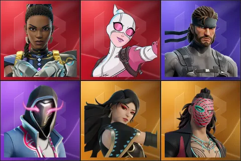 Shuri, Gwenpool, Solid Snake, Xander, Era, Kado Thorne