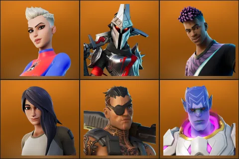 Dynamo Dancer, Eternal Knight, Fade, Gear Specialist Maya, Joey, Kymera