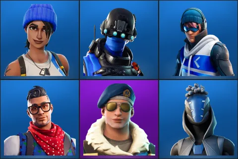 Blue Team Leader, Carbon Commando, Point Patroller, Prodigy, Royale Bomber, Sultura