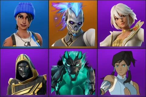 Blue Team Leader, Renzo the Destroyer, Aphrodite, Blitz Knight, Cerberus, Korra
