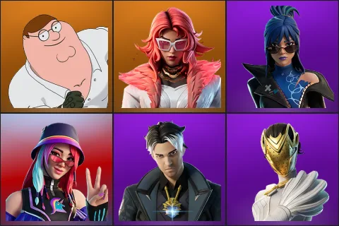 Peter Griffin, Valeria, Hope, Lana Llane, Montague, Nisha