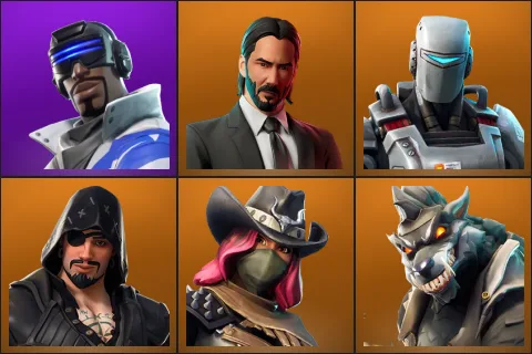 Blue Striker, John Wick, A.I.M., Blackheart, Calamity, Dire