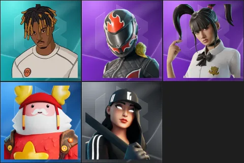Slayer Juice WRLD, Burnoff, Yuki Yubari, Guff Gringle, Ruby Shadows