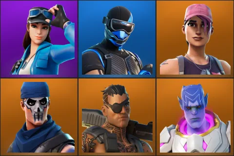 Cloud Striker, Fixer, Rose Team Leader, Warpaint, Joey, Kymera
