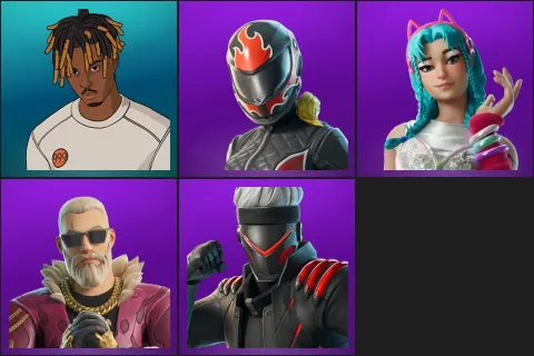 Slayer Juice WRLD, Burnoff, Katalina, Kingsley, Shinji
