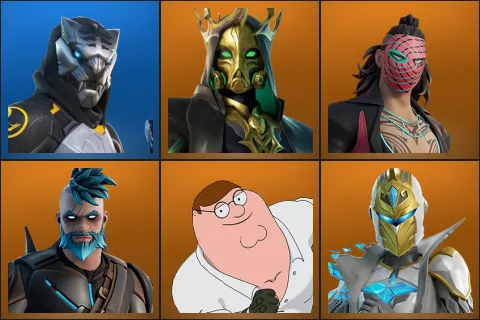 Huntmaster Saber, Hades, Kado Thorne, Omegarok, Peter Griffin, Spectra Knight
