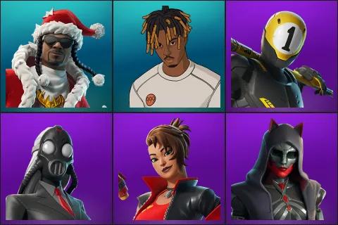 Santa Dogg, Slayer Juice WRLD, 1-Ball, Chaos Director, Dynamo TNTina, Felina