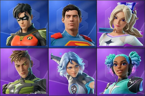 Robin, Superman, Haylee Skye, Killswitch, Lightrider, Synthwave