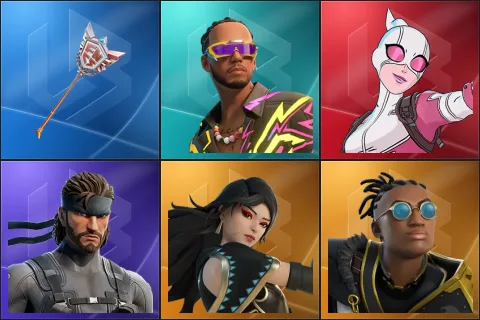 The Axe of Champions 2.0, Lewis Hamilton, Gwenpool, Solid Snake, Era, Malik