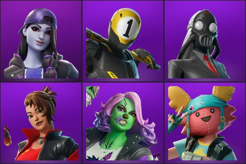 Dark Ruby, 1-Ball, Chaos Director, Dynamo TNTina, Rotten Penny, Undercover Skye
