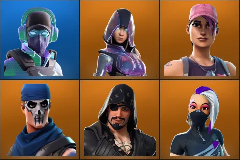 Breakpoint, Glow, Rose Team Leader, Warpaint, Blackheart, Catalyst