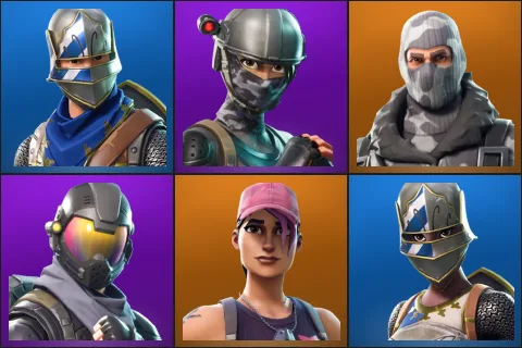 Blue Squire, Elite Agent, Havoc, Rogue Agent, Rose Team Leader, Royale Knight
