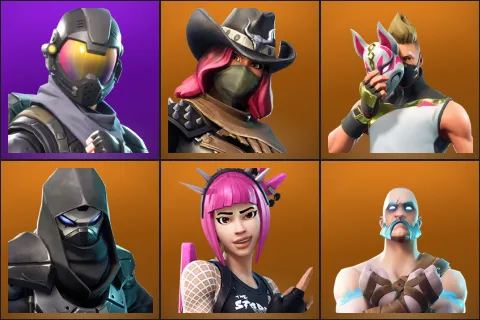 Rogue Agent, Calamity, Drift, Enforcer, Power Chord, Ragnarok