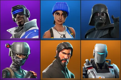 Blue Striker, Blue Team Leader, Darth Vader, Elite Agent, The Reaper, A.I.M.