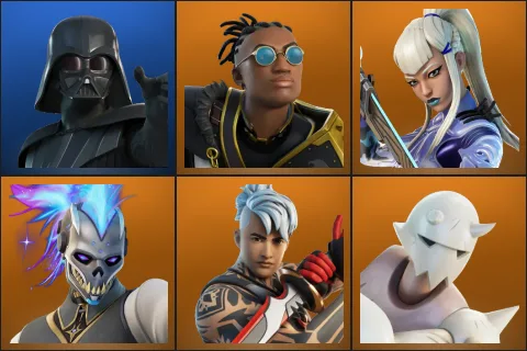 Darth Vader, Malik, Mizuki, Renzo the Destroyer, Ronin, Snap