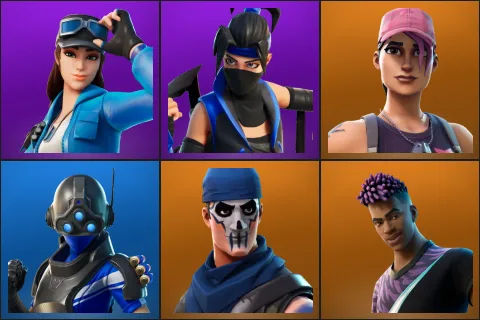 Cloud Striker, Indigo Kuno, Rose Team Leader, Trilogy, Warpaint, Fade
