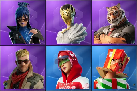 Hope, Nisha, Oscar, Vengeance Jones, Arctic Adeline, Holiday Boxy