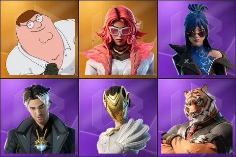 Peter Griffin, Valeria, Hope, Montague, Nisha, Oscar