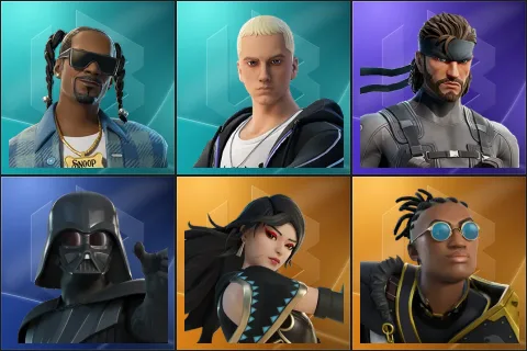 Snoop Dogg, Slim Shady, Solid Snake, Darth Vader, Era, Malik