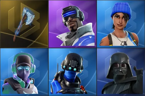 Leviathan Axe, Blue Striker, Blue Team Leader, Breakpoint, Carbon Commando, Darth Vader