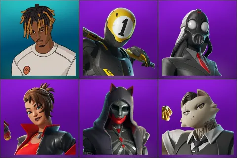 Slayer Juice WRLD, 1-Ball, Chaos Director, Dynamo TNTina, Felina, Meowdas