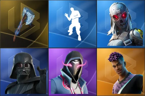 Leviathan Axe, Laugh It Up, Zadie, Darth Vader, Xander, Fade