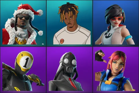 Santa Dogg, Slayer Juice WRLD, Apprentice Evie, 1-Ball, Chaos Director, Explorer Emilie