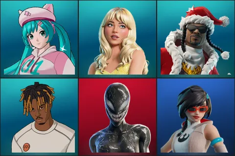 Neko Hatsune Miku, Sabrina Carpenter, Santa Dogg, Slayer Juice WRLD, She-Venom, Apprentice Evie