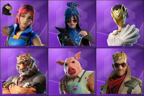 Explorer Emilie, Hope, Nisha, Oscar, Pig the Butcher, Vengeance Jones