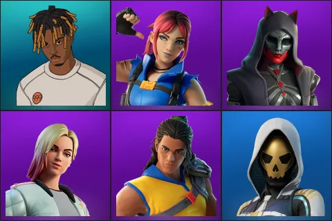 Slayer Juice WRLD, Explorer Emilie, Felina, Jackie, Trailblazer Tai, Gold Blooded Ace