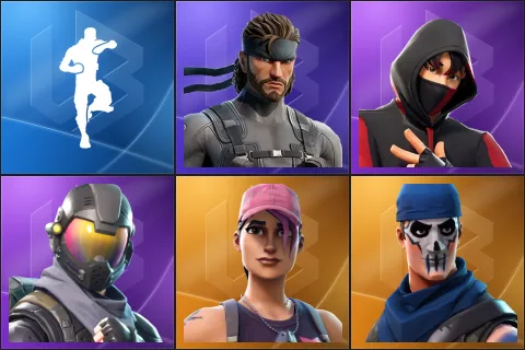Scenario, Solid Snake, IKONIK, Rogue Agent, Rose Team Leader, Warpaint