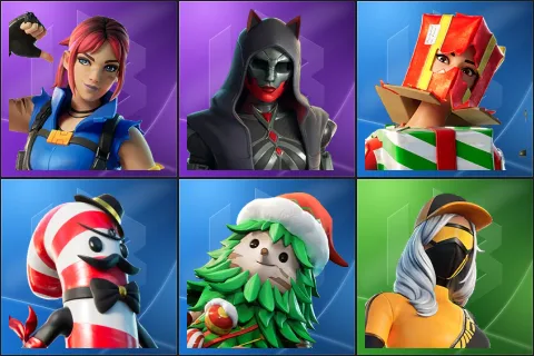 Explorer Emilie, Felina, Holiday Boxy, Mr. Dappermint, Winterfest Bushranger, Runway Racer