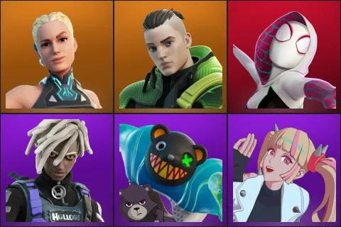 Paradigm (Reality-659), Twyn, Spider-Gwen, Bytes, Grriz, Lennox Rose