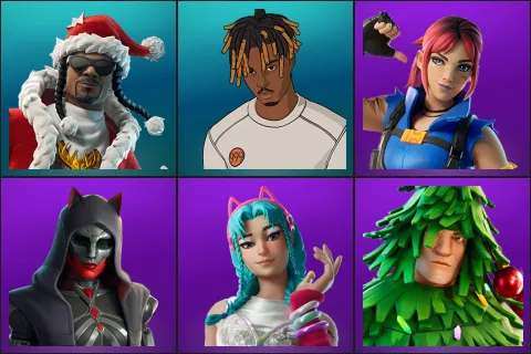 Santa Dogg, Slayer Juice WRLD, Explorer Emilie, Felina, Katalina, Lt. Evergreen