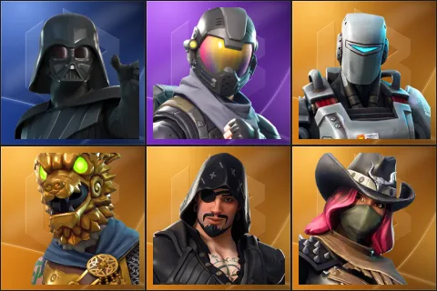 Darth Vader, Rogue Agent, A.I.M., Battle Hound, Blackheart, Calamity