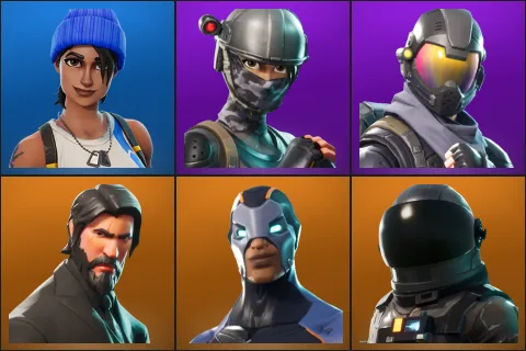 Blue Team Leader, Elite Agent, Rogue Agent, The Reaper, Carbide, Dark Voyager