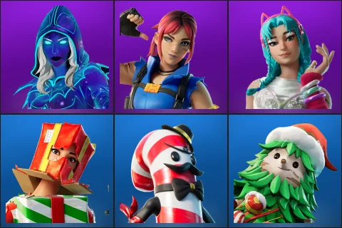 Andromeda, Explorer Emilie, Katalina, Holiday Boxy, Mr. Dappermint, Winterfest Bushranger