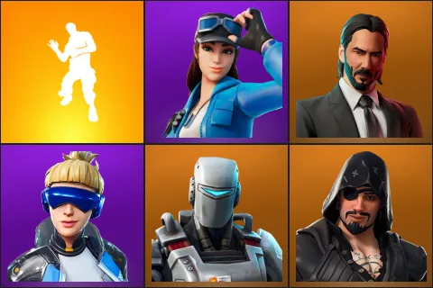 Laugh It Up, Cloud Striker, John Wick, Neo Versa, A.I.M., Blackheart