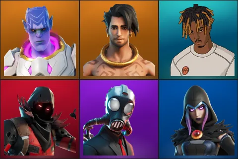 Kymera, Raz, Slayer Juice WRLD, Ravenpool, Chaos Agent, Rebirth Raven