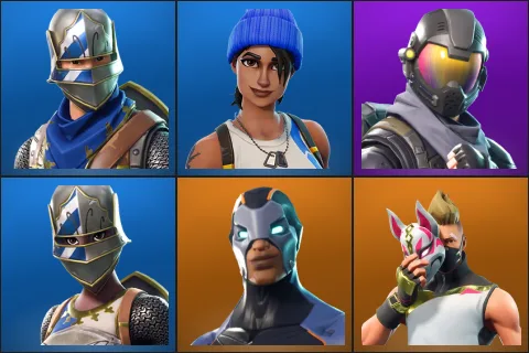 Blue Squire, Blue Team Leader, Rogue Agent, Royale Knight, Carbide, Drift