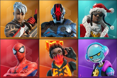 Ronin, The Foundation, Santa Dogg, Spider-Man, Tectonic Komplex, Gumbo