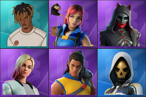 Slayer Juice WRLD, Explorer Emilie, Felina, Jackie, Trailblazer Tai, Gold Blooded Ace