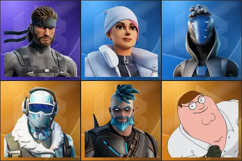 Solid Snake, Blizzard Bomber, Sultura, Frostbite, Omegarok, Peter Griffin