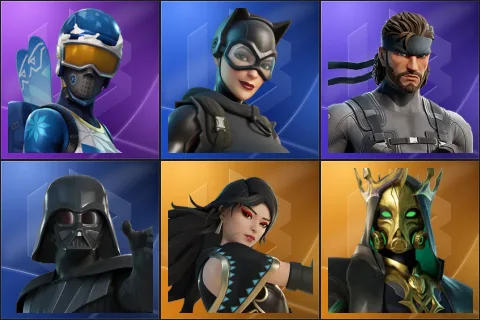Mogul Master, Catwoman Zero, Solid Snake, Darth Vader, Era, Hades