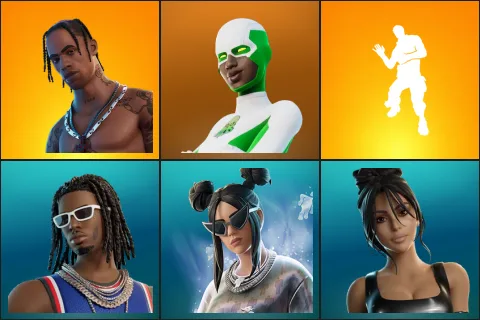 Travis Scott, Backlash, Laugh It Up, Playboi Carti, Platinum Billie Eilish, Iconic Kim Kardashian