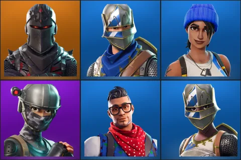 Black Knight, Blue Squire, Blue Team Leader, Elite Agent, Prodigy, Royale Knight