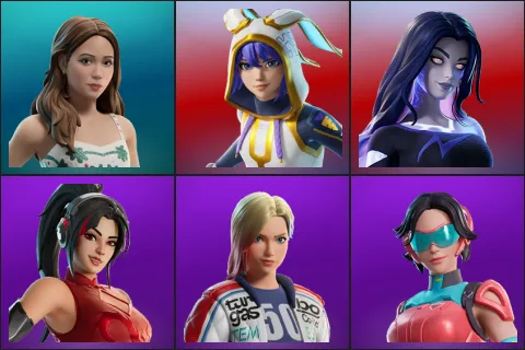 Laufey, Bunnii O'Hare, Corascana, Dragonheart Demi, Dueling Dragons Jackie, Neo Future Rox