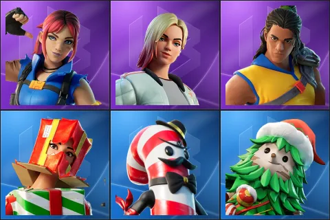 Explorer Emilie, Jackie, Trailblazer Tai, Holiday Boxy, Mr. Dappermint, Winterfest Bushranger