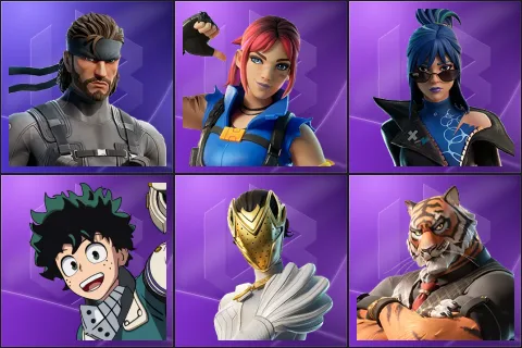 Solid Snake, Explorer Emilie, Hope, Izuku Midoriya, Nisha, Oscar